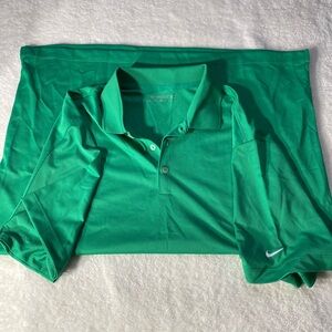 Nike Golf Green Polo Shirt Size XL